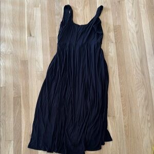 Athleta Modal Black Sleeveless Dress